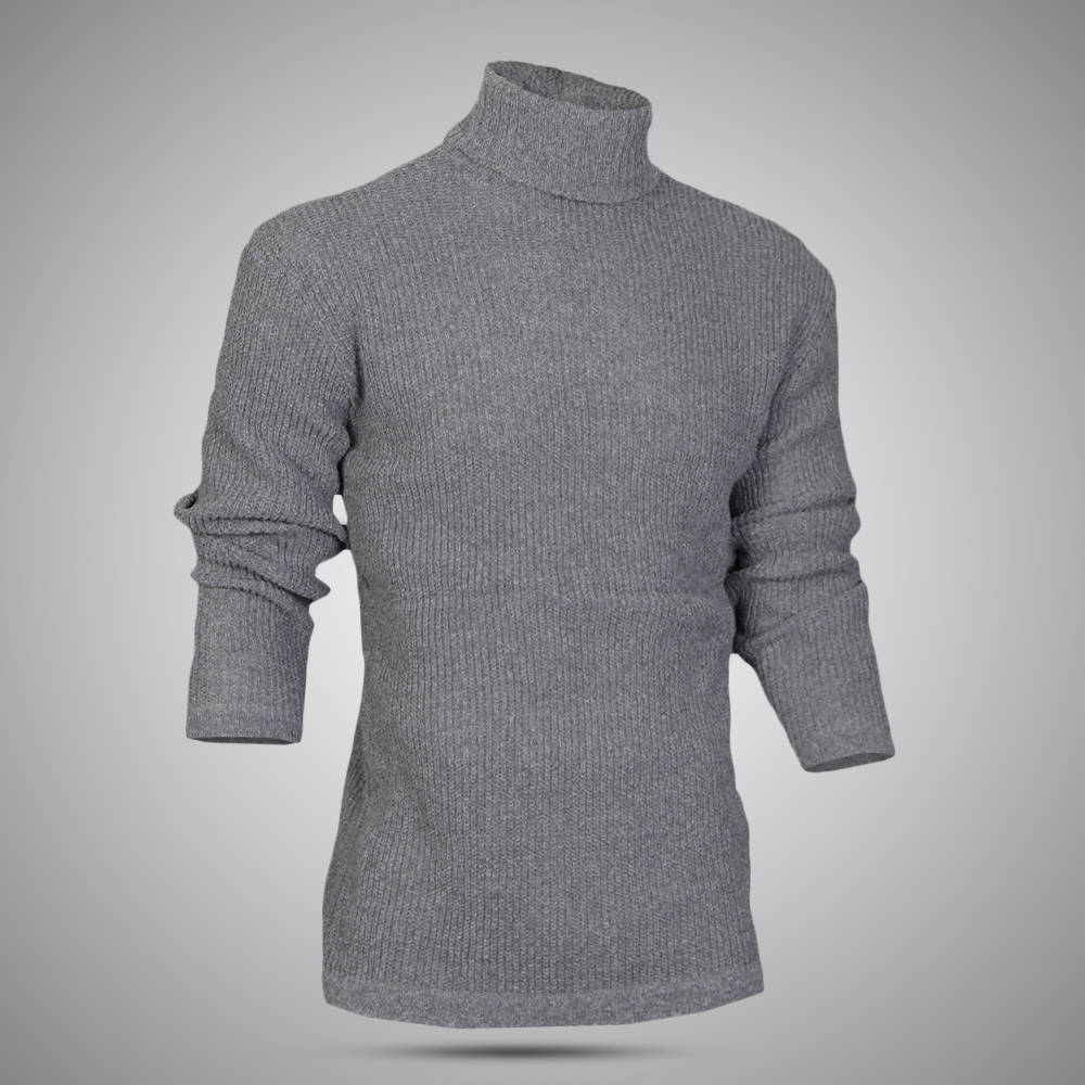 بافت یقه اسکی طوسی